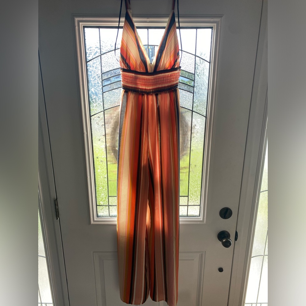 Stripped multi color jumpsuit